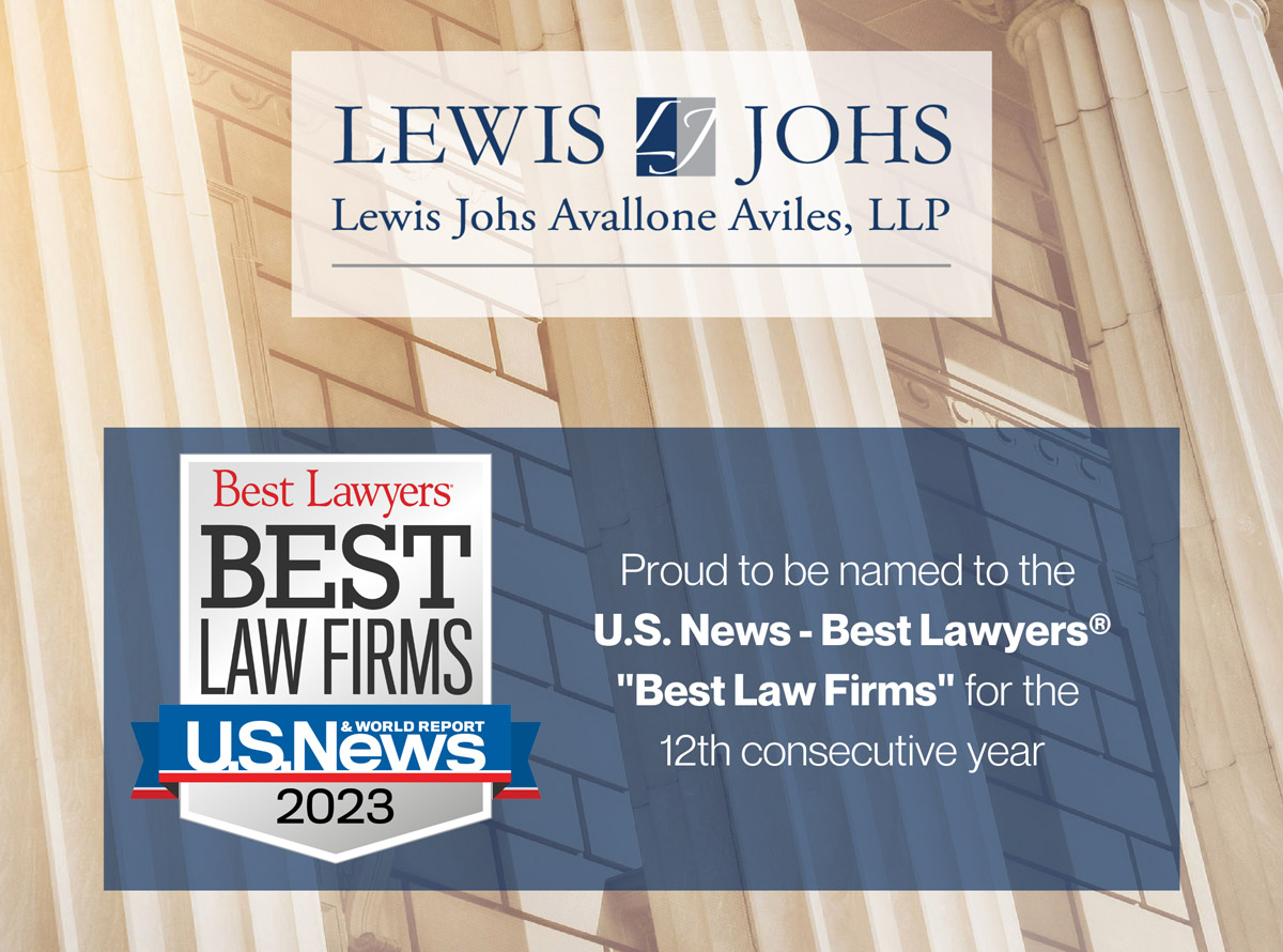 Lewis Johs Named to the 2023 Edition of U.S. News - Best Lawyers Best Law Firms